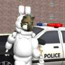 白套灰狼脸拉斯维加斯警察