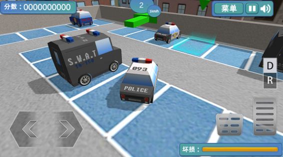 3D警车停车场破解版截图2