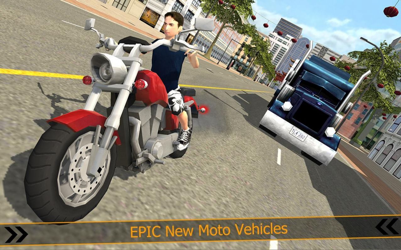 城市摩托驾驶模拟器网页版截图3